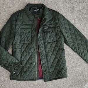 Scotch & Soda Dark Green Quilted Jacket